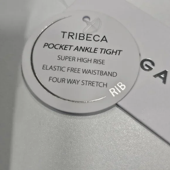 Yogalicious Rib Tribeca Super High Rise 7/8 Tight Leggings - Picture 6 of 8